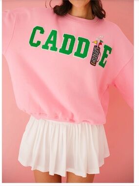 Judith March Pink 'CADDIE' Crewneck Sweatshirt